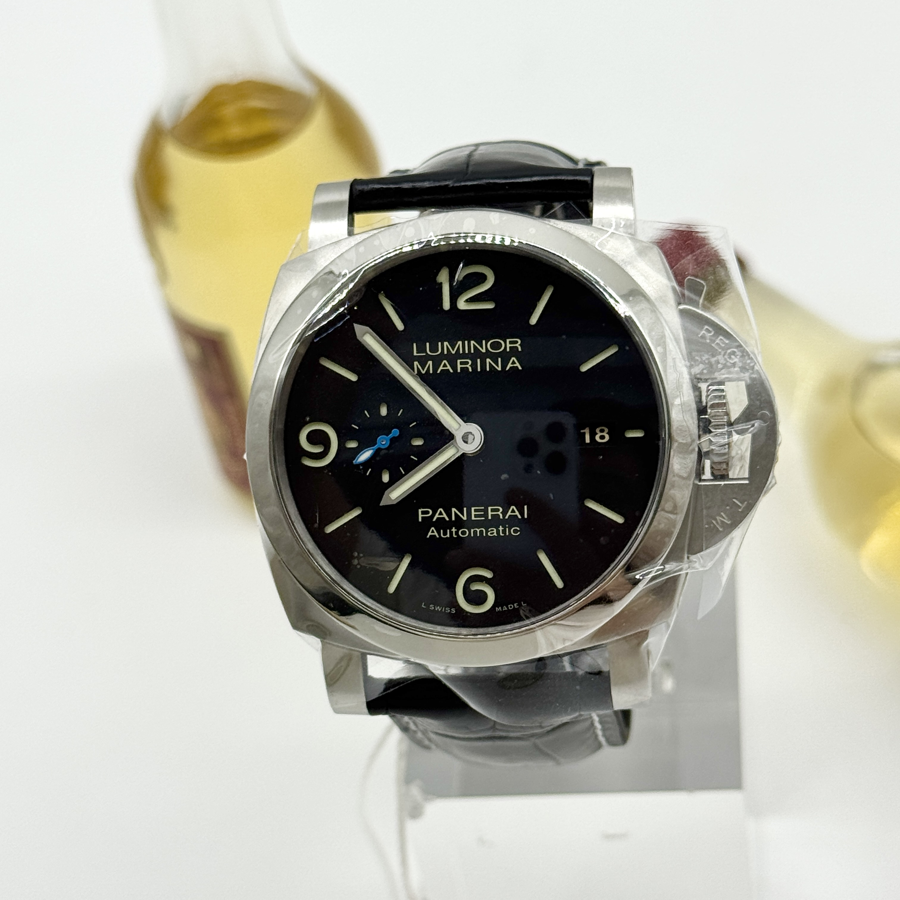 99新 Panerai/沛纳海 庐米诺 自动上链机械 磨砂精钢 44mm 23全