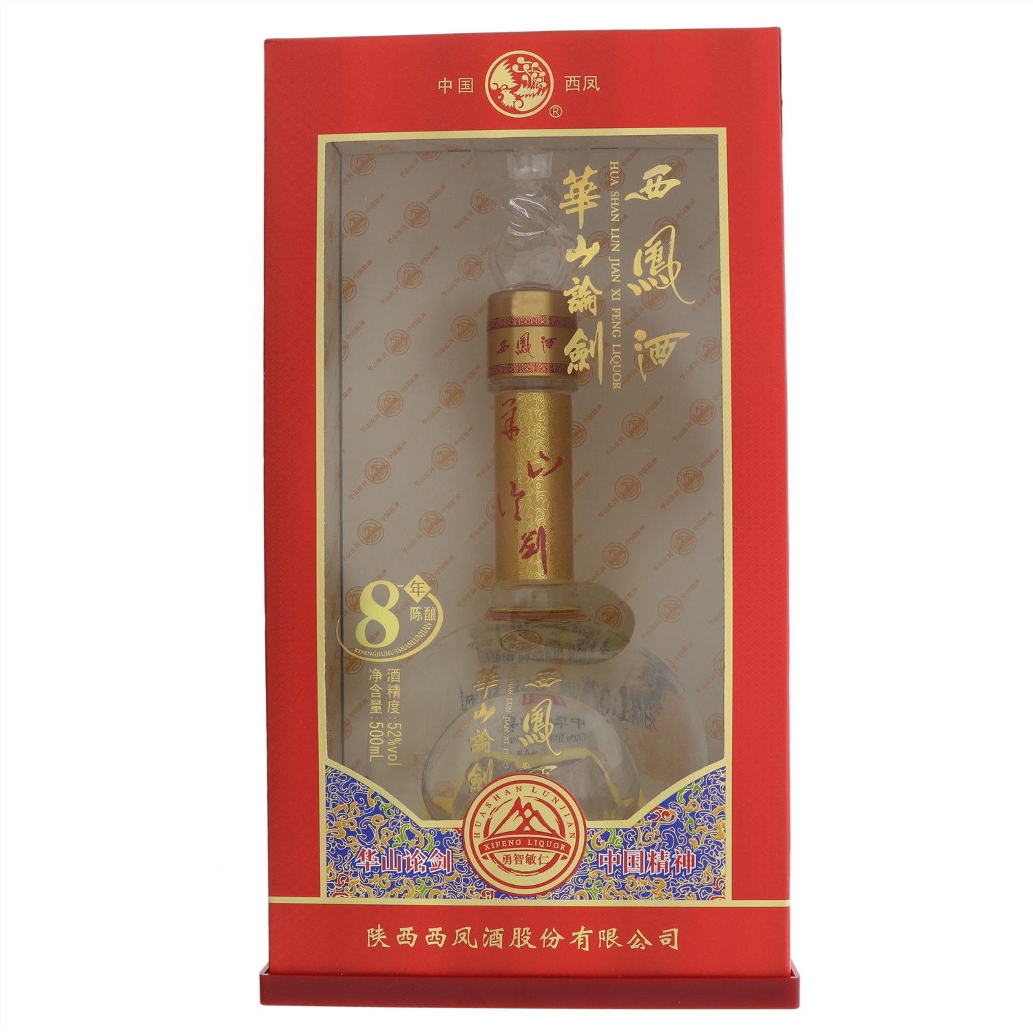 西凤华山论剑8年陈酿500ml