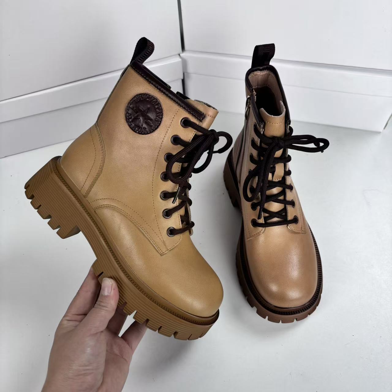 真皮复古英伦风休闲百搭马丁靴5018