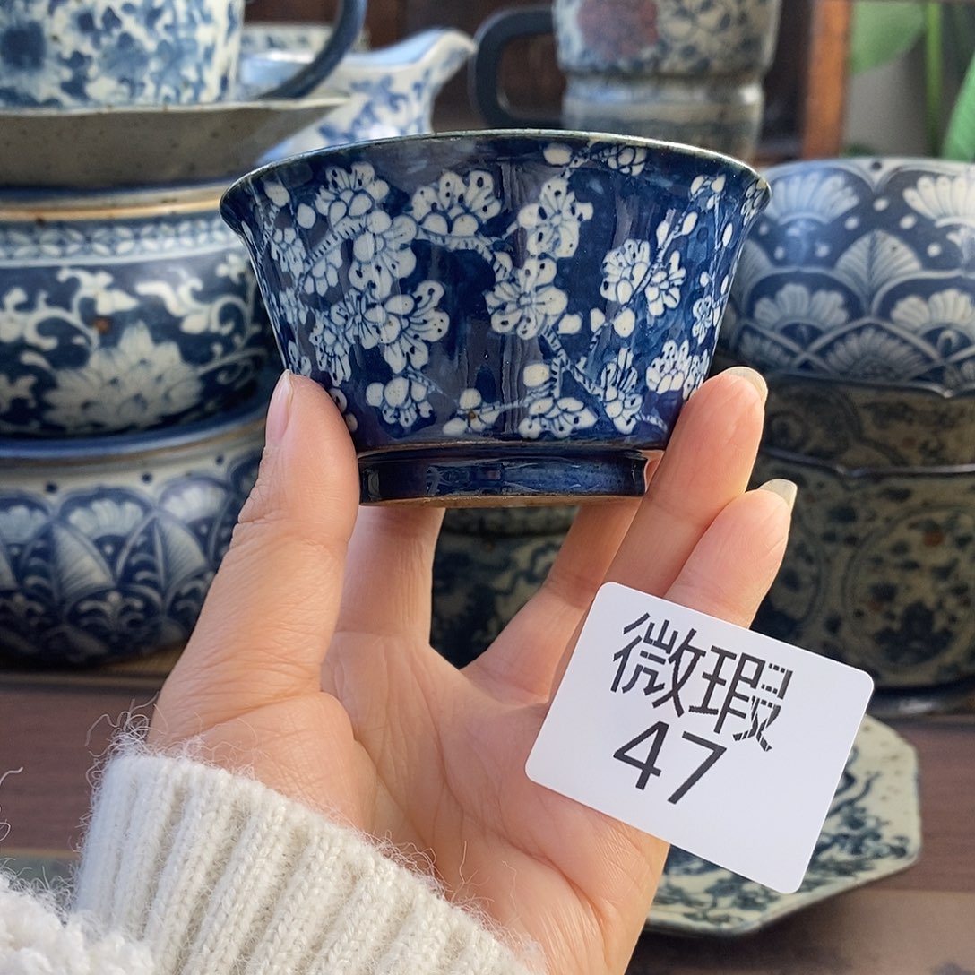 陶手工手绘青花高温陶瓷