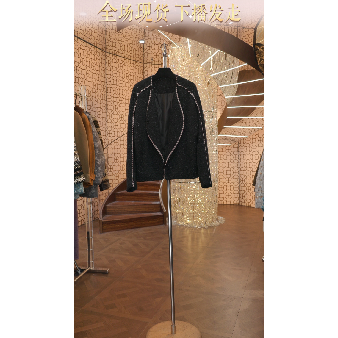 【青森专属】RJ3号店设计师款高端优雅气质女装白鸭绒外套SZ7022