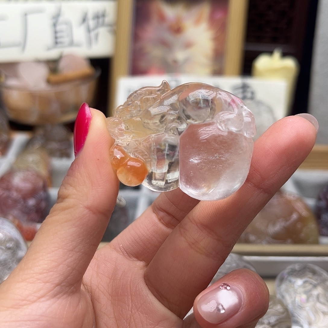 水晶吊坠(不含链)未镶嵌