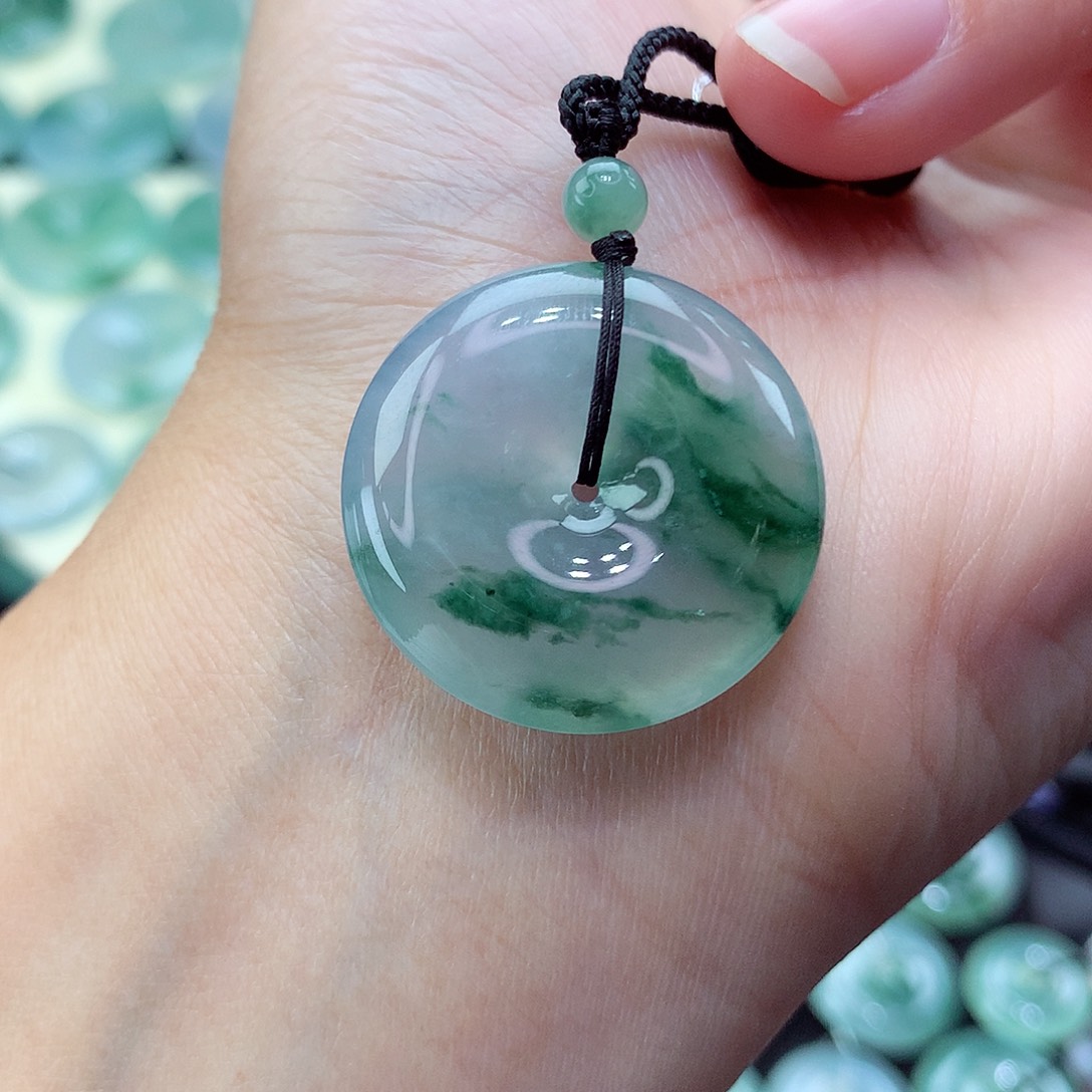 翡翠颈饰未镶嵌19尺寸27-5.9