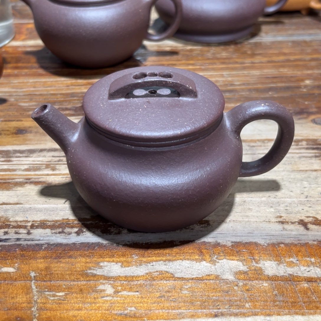 茶壶紫砂天青 汉瓦