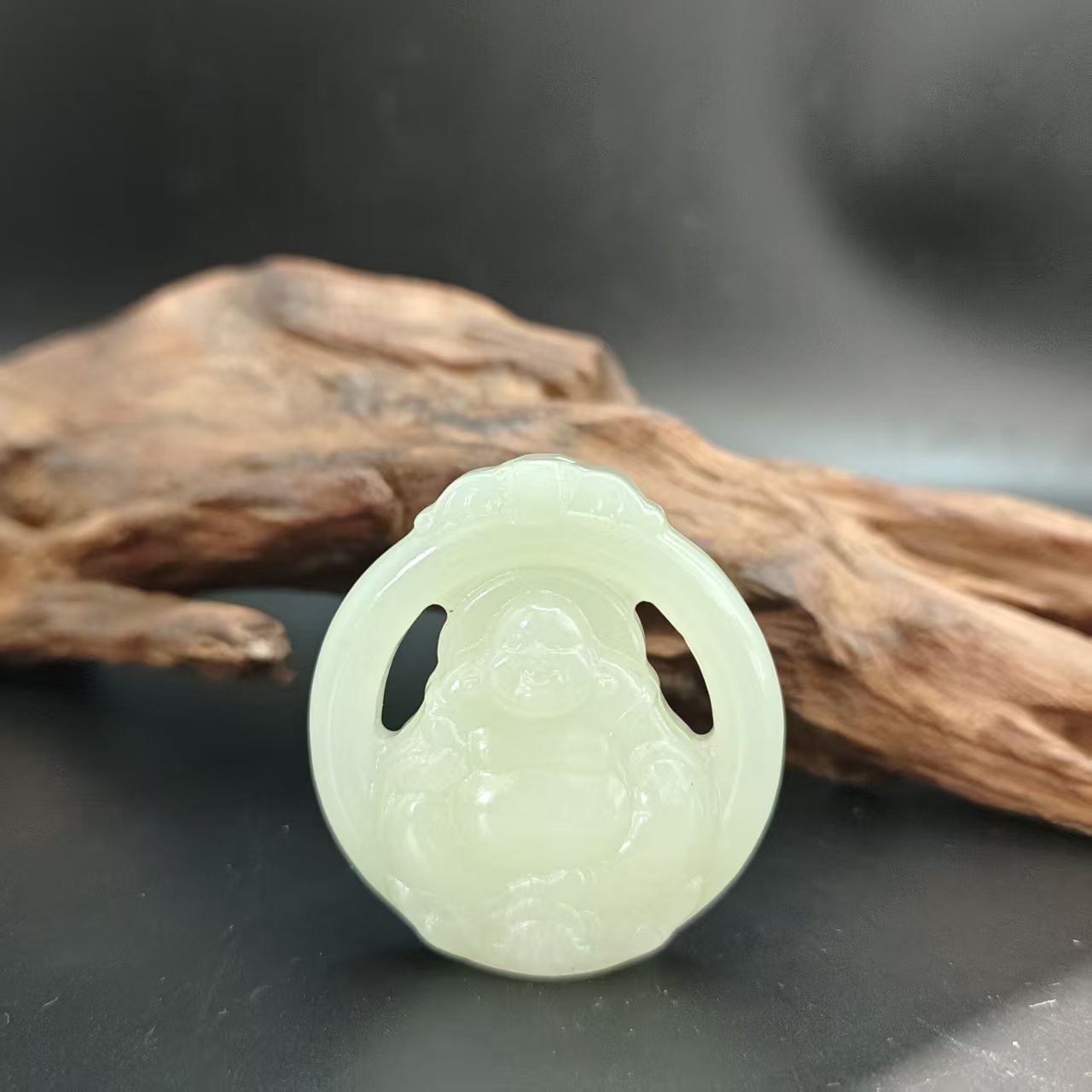 Q和田玉佛公吊坠0961