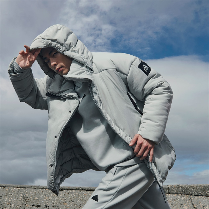 阿迪达斯MYSHELTER CR男子休闲经典日常运动舒适羽绒服HZ5699