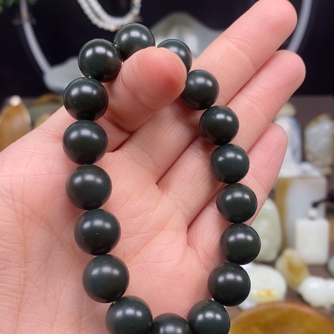 和田玉手串未镶嵌