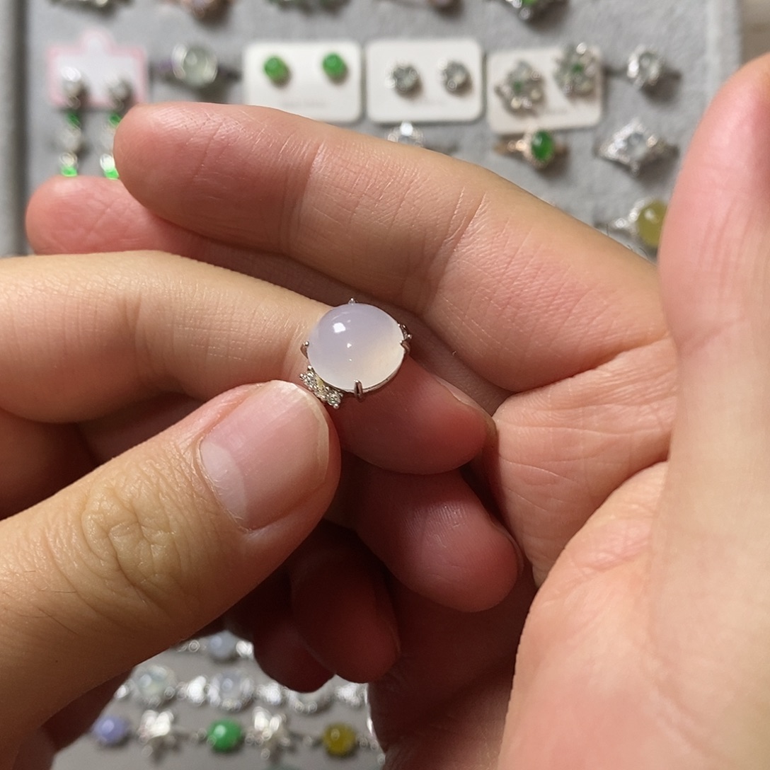 翡翠未镶嵌戒指翡翠戒指