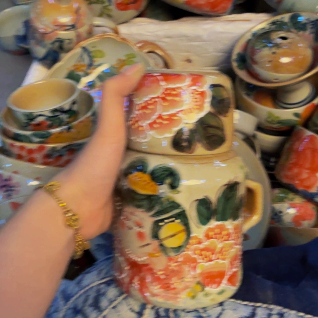 瓷片景德镇陶瓷手工手绘