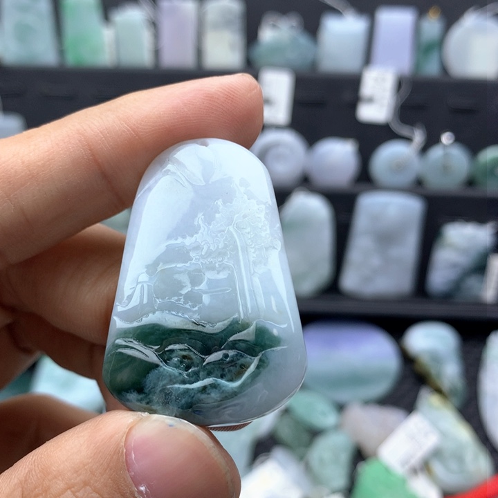 翡翠吊坠(不含链)未镶嵌