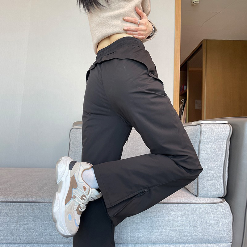 微喇羽绒裤女冬季外穿2025新款防风东北过冬零下40度极寒防寒棉裤