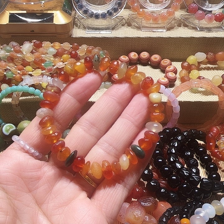 玛瑙/玉髓未镶嵌手链