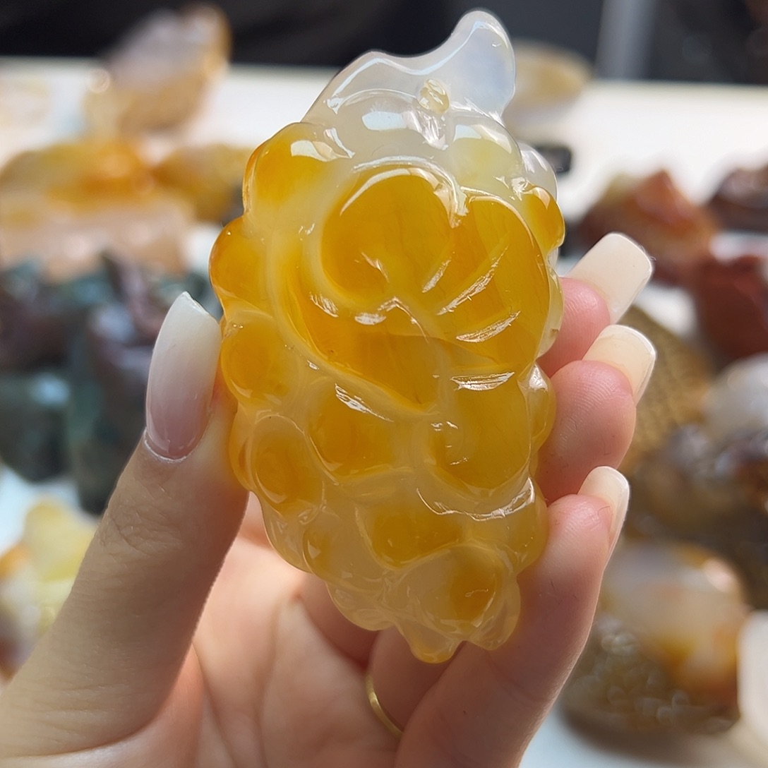 玛瑙/玉髓未镶嵌颈饰