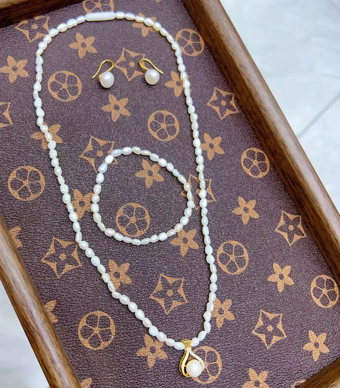 铜合金项链 珍珠百搭时尚气质新款高级设计omak明星同款饰品0018