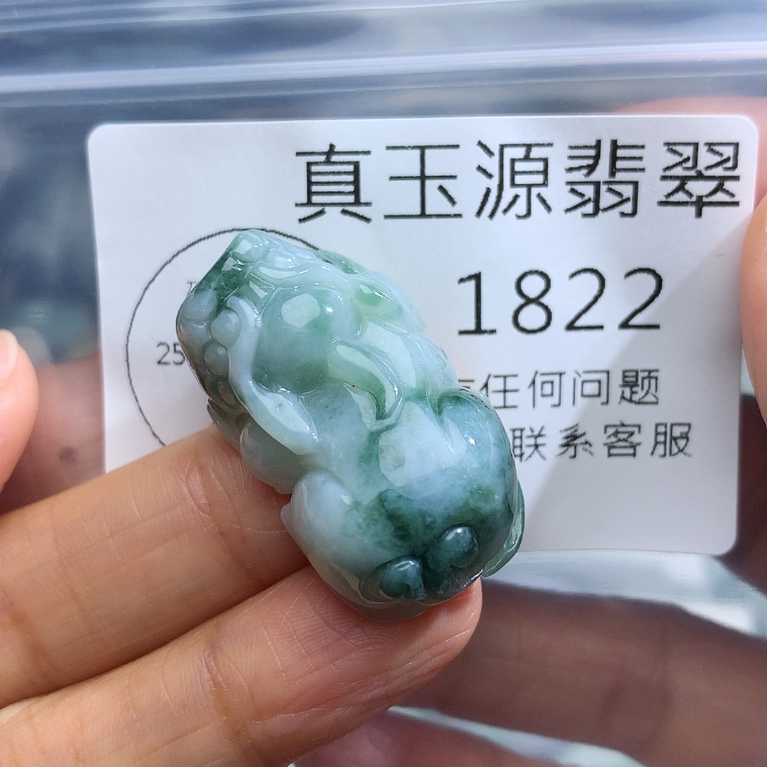 翡翠未镶嵌颈饰1822