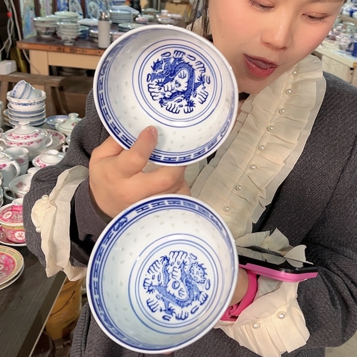 瓷片////直径12.5厘米。2个。