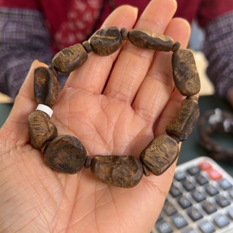沉香手串白棋沉水14克卡1.2多样性发1条
