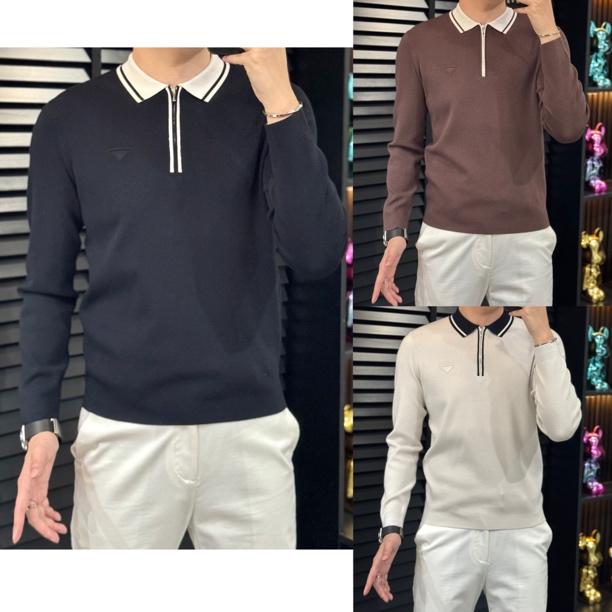 小雨男装｜皇家捷豹·冬季莫代尔·莱赛尔天丝棉精品羊毛衫L