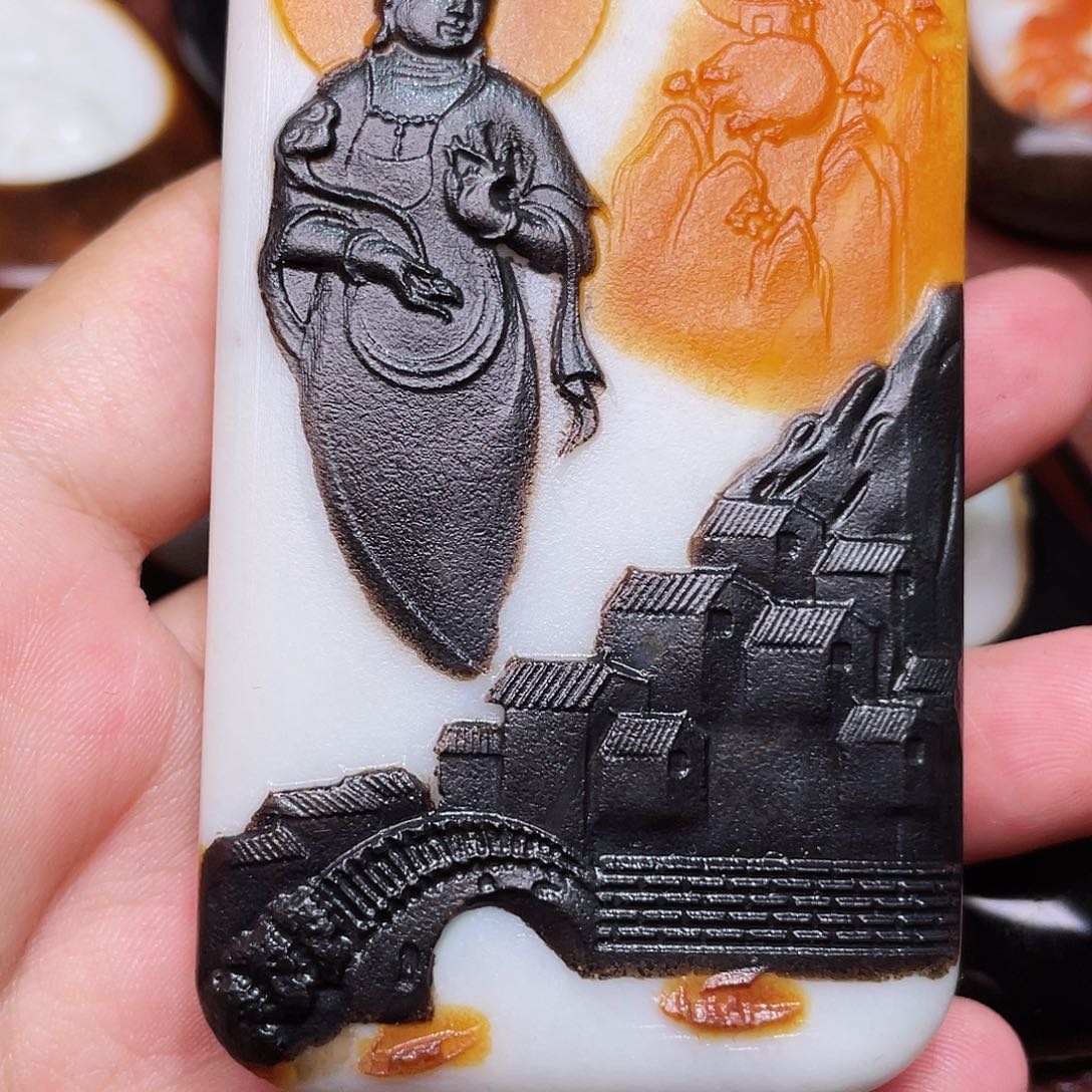 和田玉未镶嵌颈饰用****5