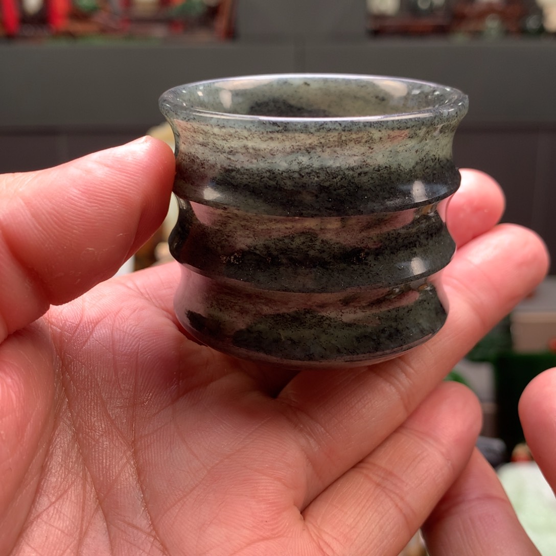 和田玉和田玉水杯未镶嵌未镶嵌