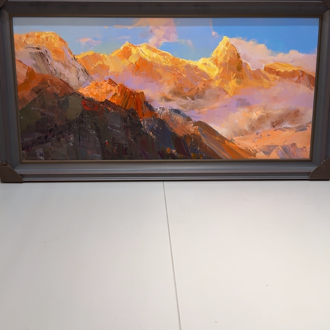 凯***帝油画金山系列作品