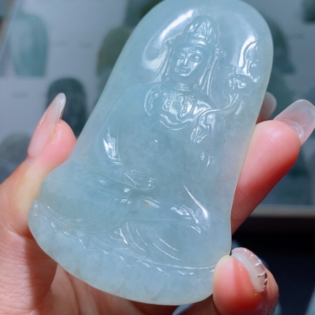 定制翡翠未镶嵌定制吊坠