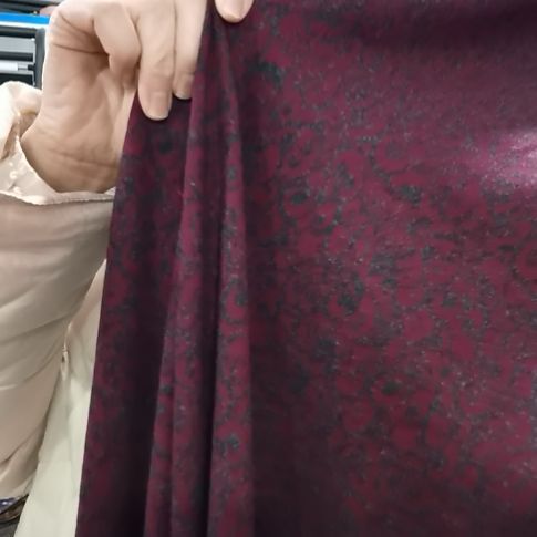 织花奥绒布料雕花2.2米