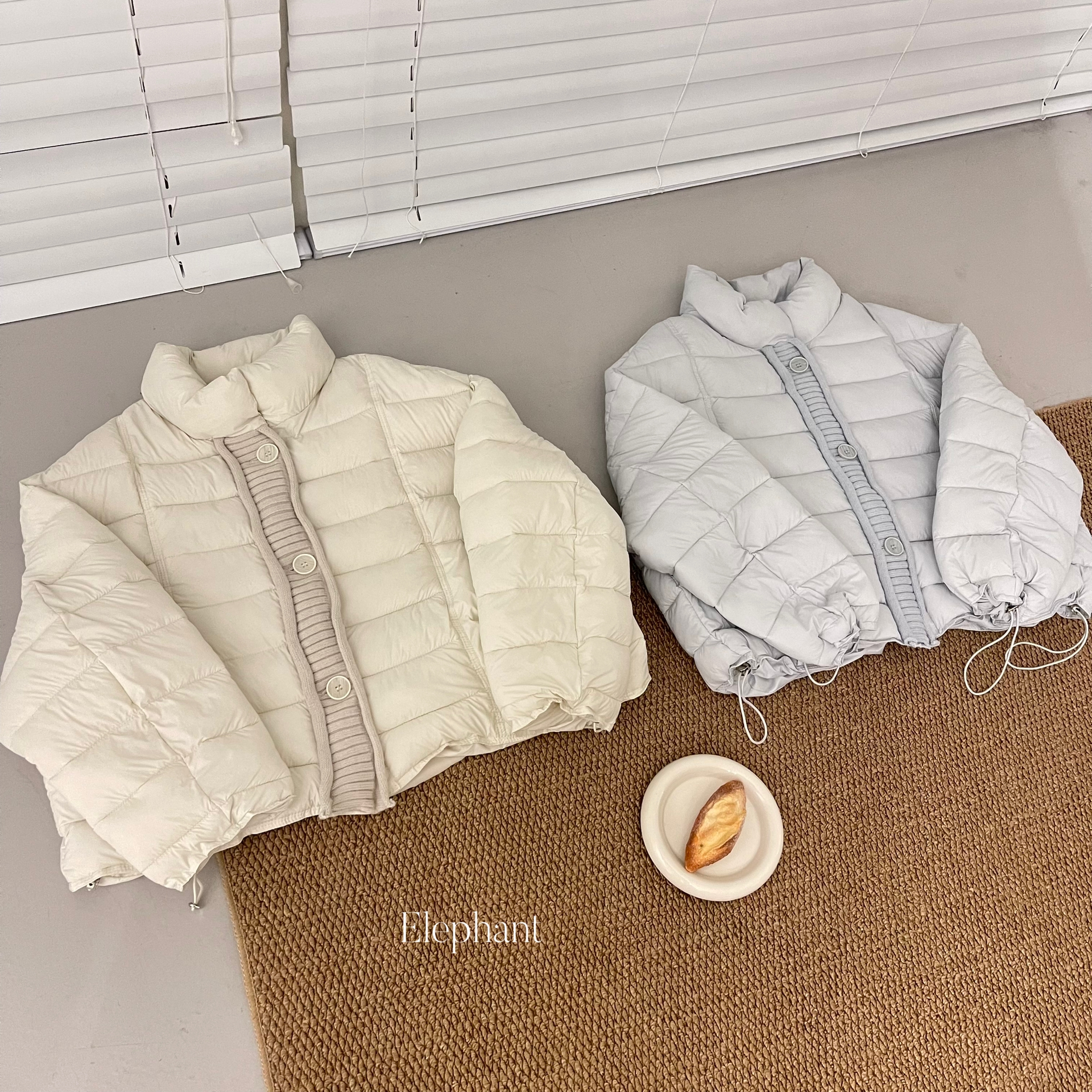 米满满-Elephant（#50263）秋冬百搭保暖排骨外套（衣长54）ST