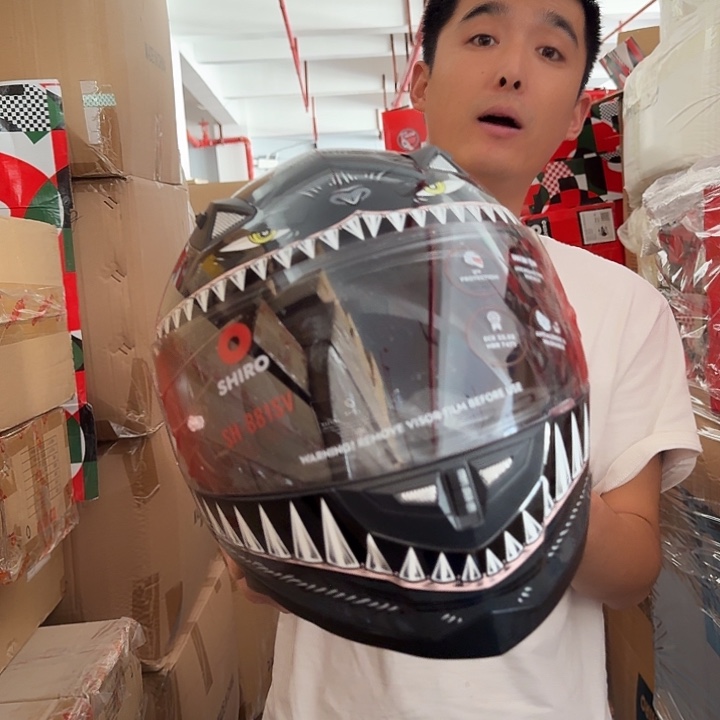 冬季全头盔双镜片L码