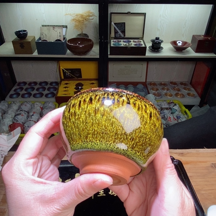 茶盏不带礼盒，建盏主人杯