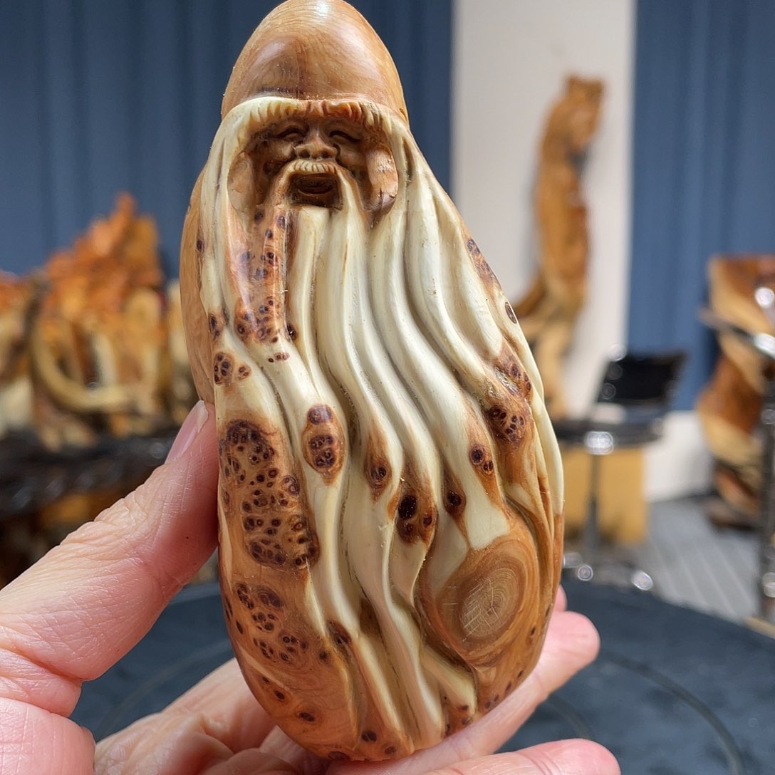 柏木（崖柏）手把件