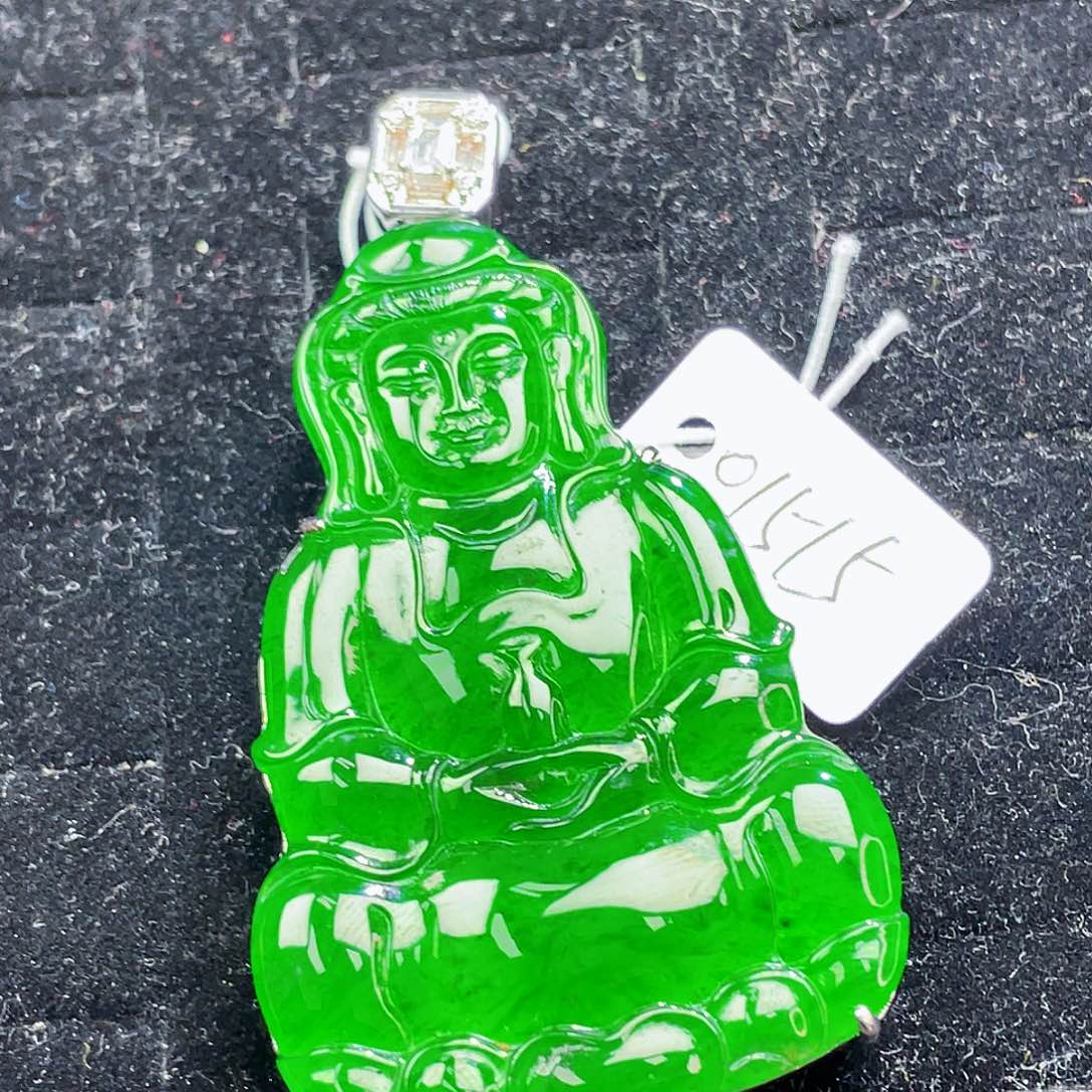翡翠颈饰未镶嵌14，