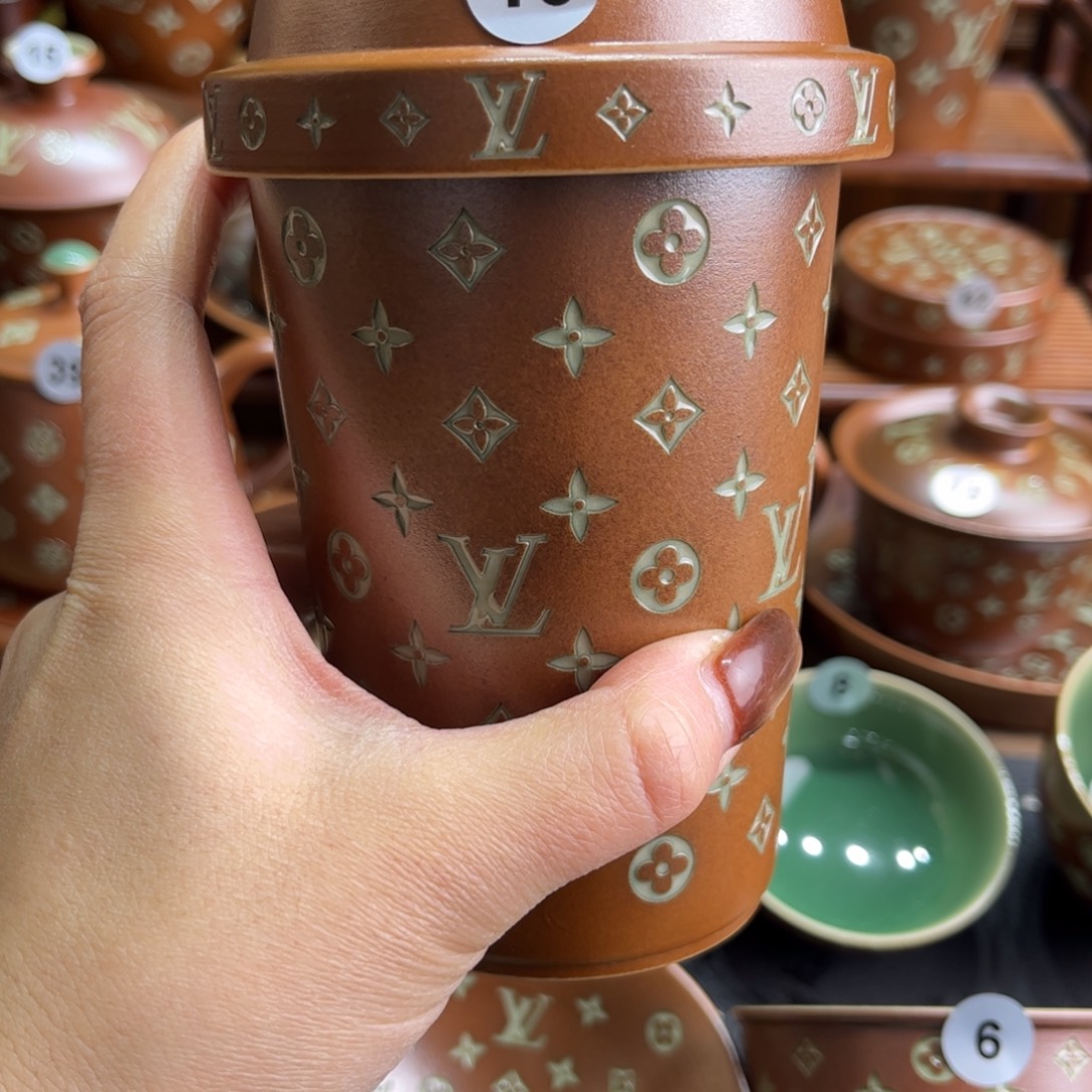 巧***N草木灰老花咖啡杯