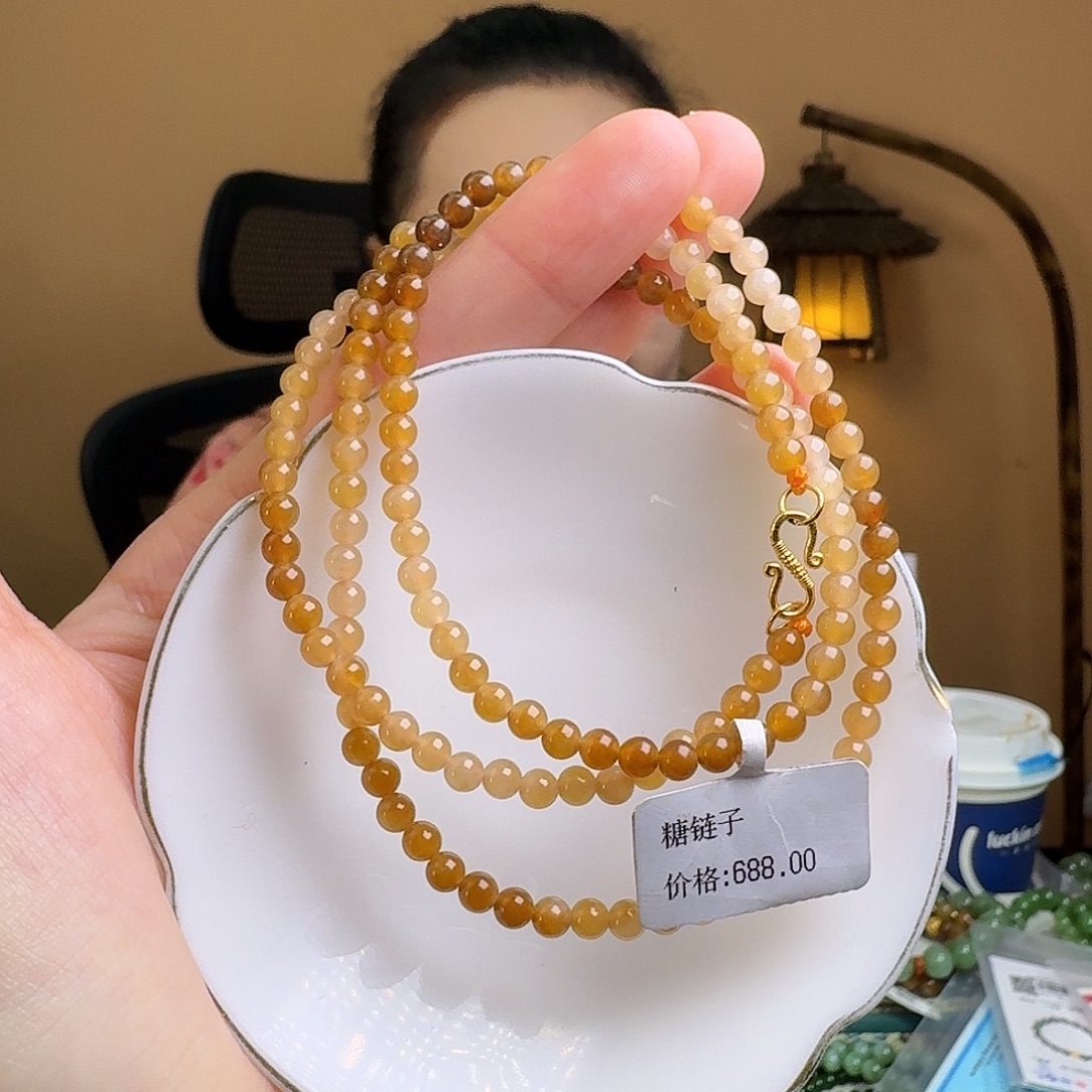 和田玉未镶嵌手链