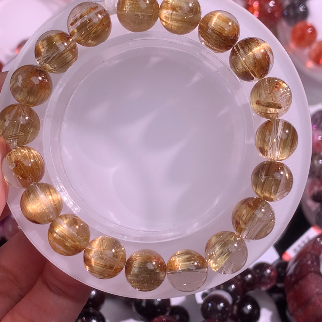 未镶嵌手链水晶钛晶手链