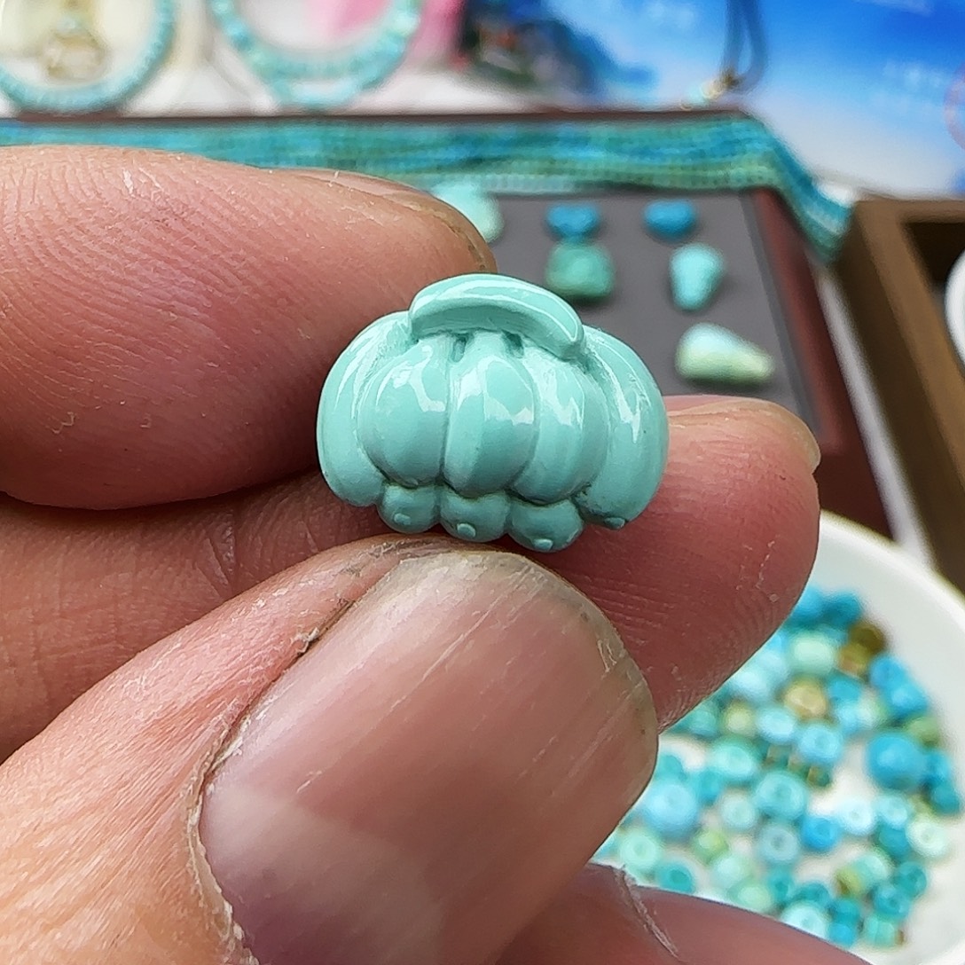 绿松石未镶嵌配饰