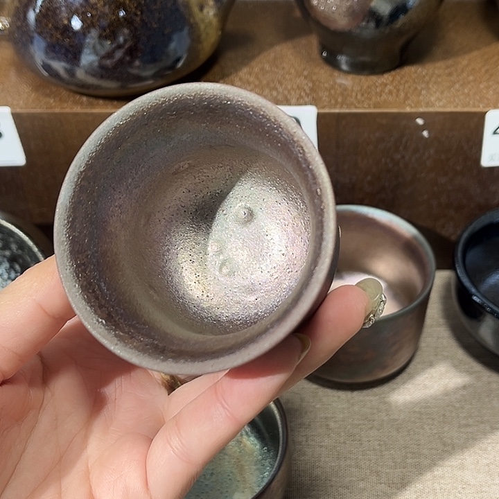 杯紫泥瑕疵杯子杯子