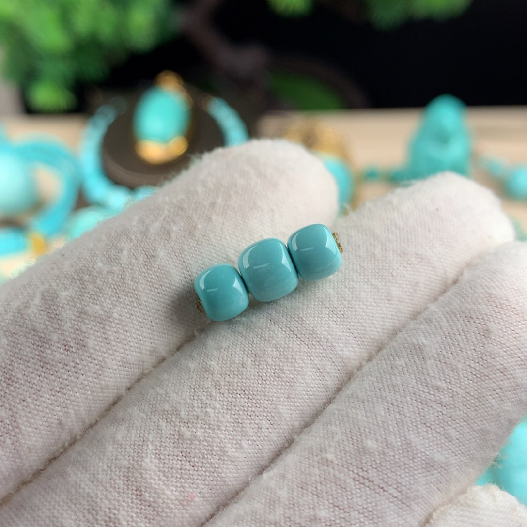 绿松石配珠卡6顶珠卡6.9未镶嵌