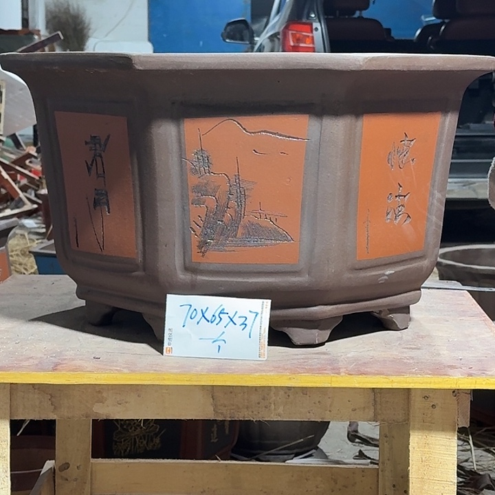 紫砂紫砂花盆花盆