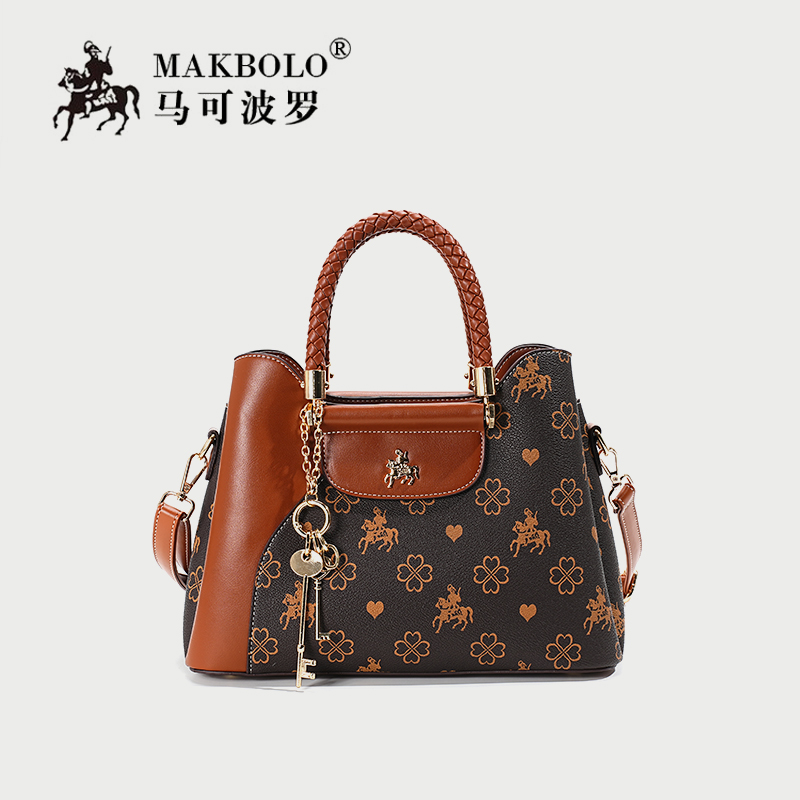 爆款港风简约经典优雅轻奢斜跨手拎包时尚潮流大气单肩女包8005XH