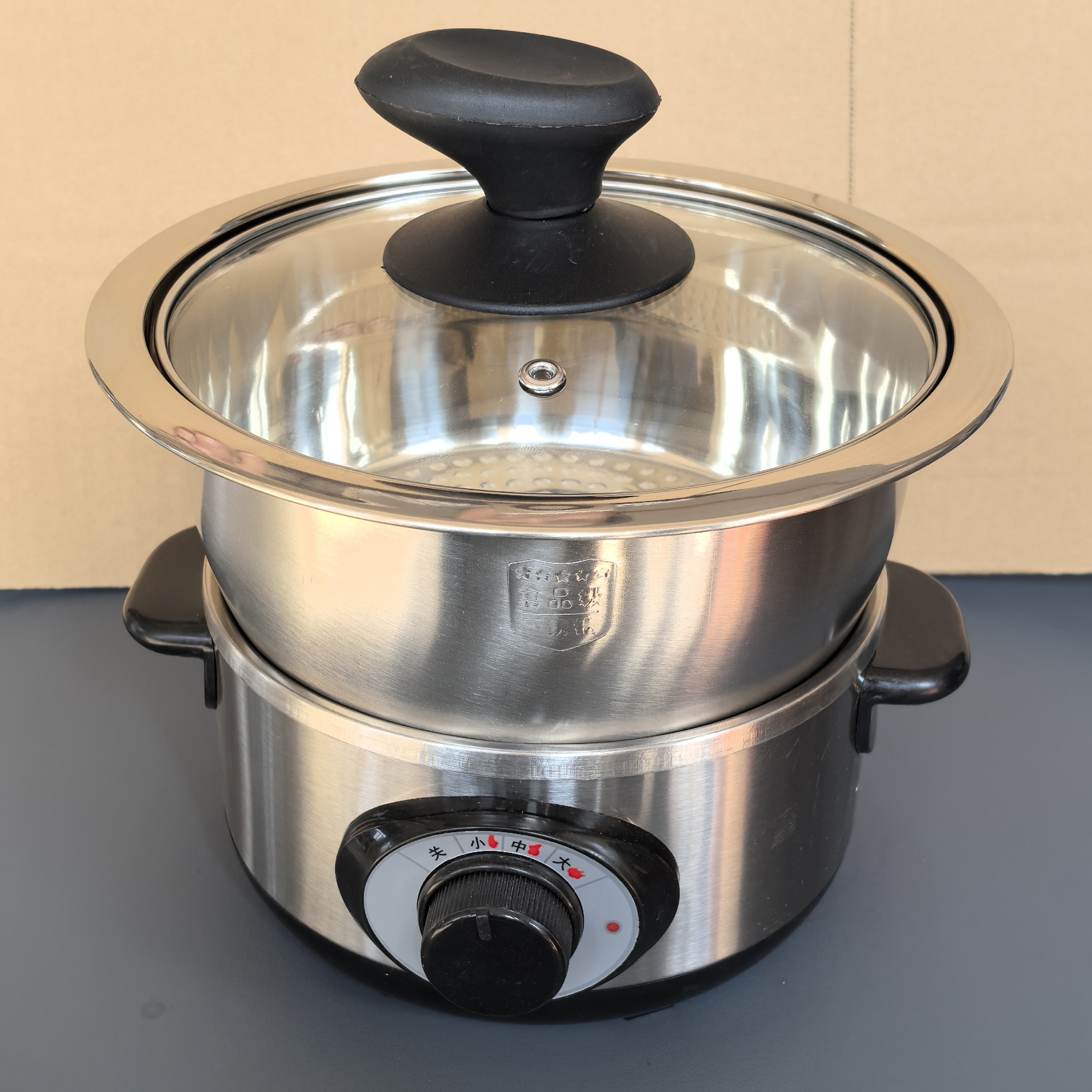 外径20厘米不锈钢多功能分体电火锅学生宿舍多用锅