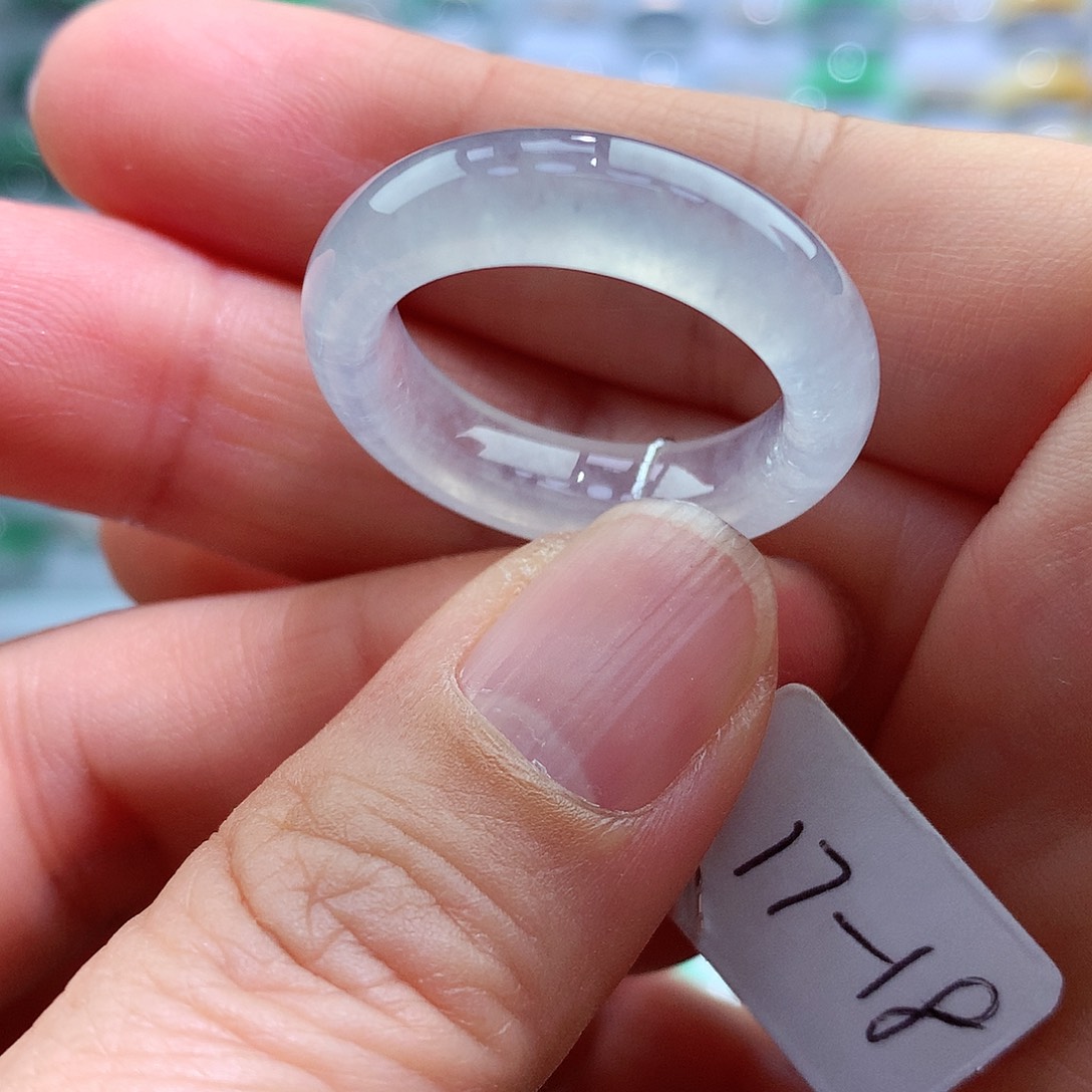 翡翠戒指未镶嵌17-18号