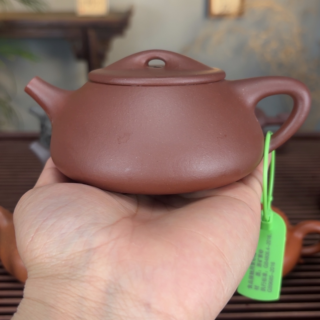紫砂茶壶零添加紫泥景舟石瓢250毫升一物一检测