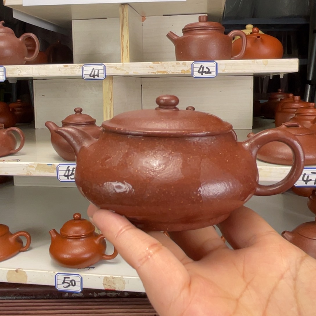 茶壶紫砂紫泥全手180毫升