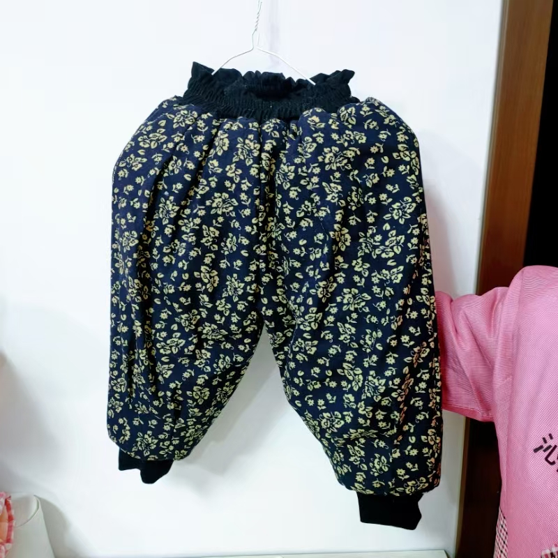 宝宝厚款棉裤冬季加厚支持定做厚松紧带棉裤
