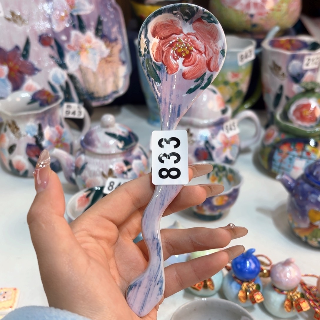 景德镇手绘高温釉下彩陶瓷茶具