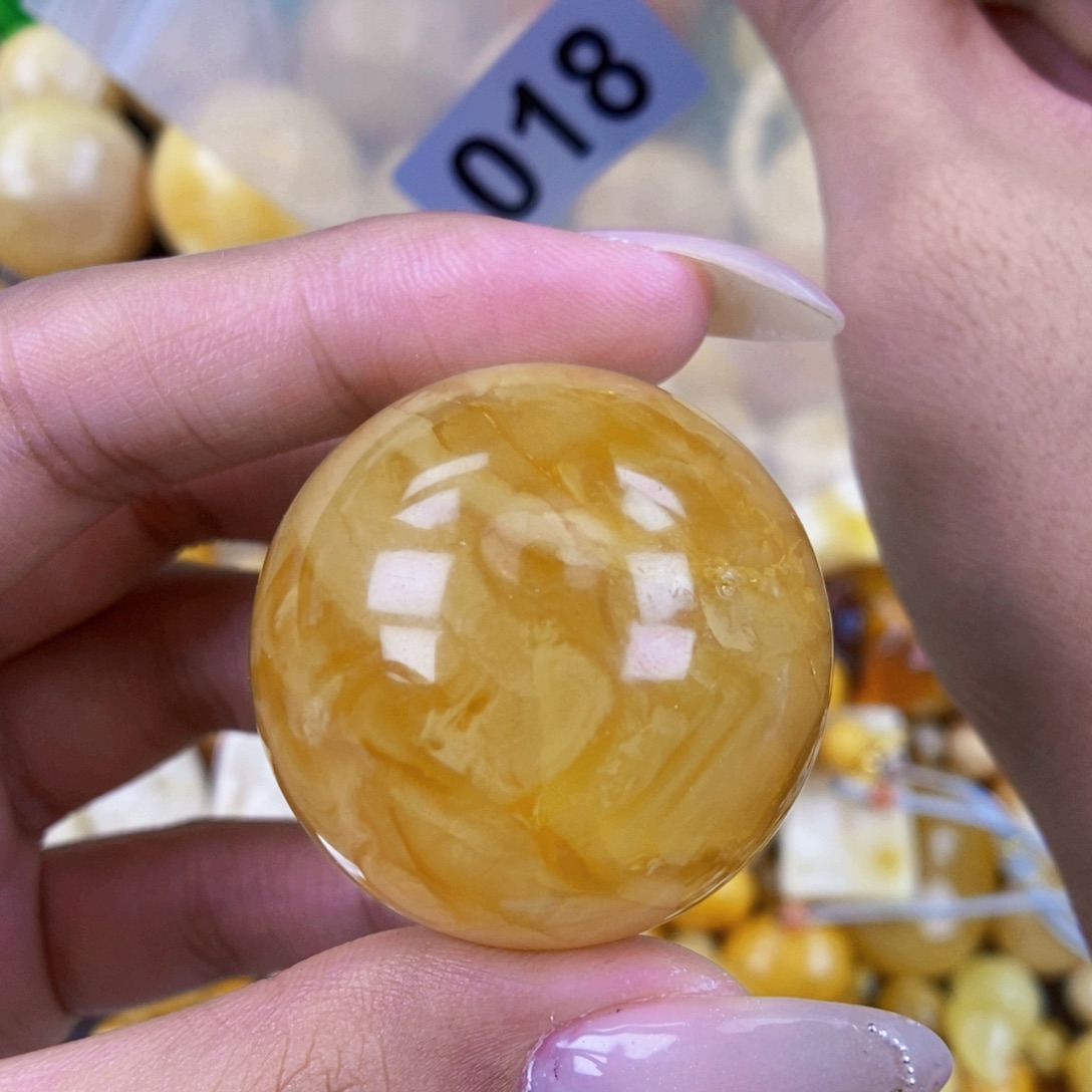 琥珀未镶嵌珠宝奇石36 粉