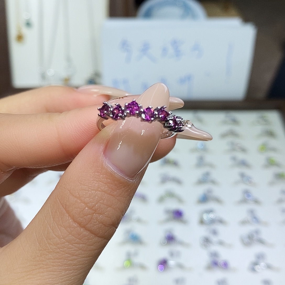 慧***子戒指水晶银S925镶嵌