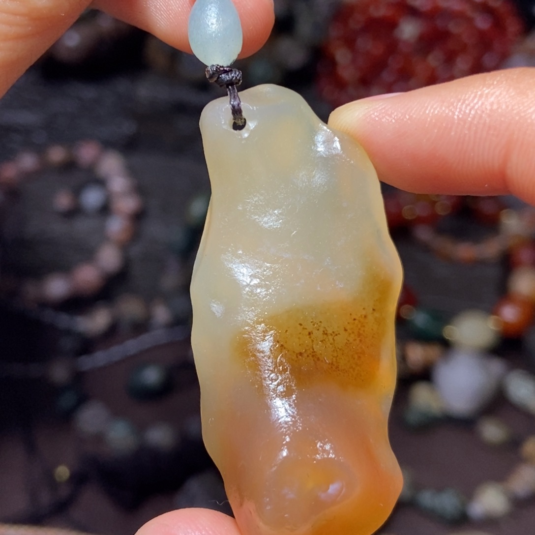 玛瑙/玉髓合金珠宝半成品