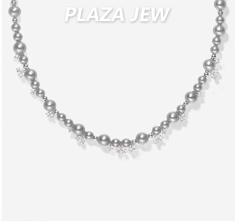 铜合金项链 YZ336935 星空星云 珠珠项链